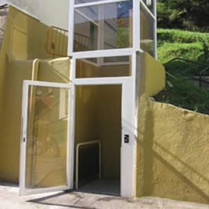 Makalu - Plataforma vertical hidráulica, acceso seguro para personas con discapacidades. Especificaciones avanzadas y diseño modular.