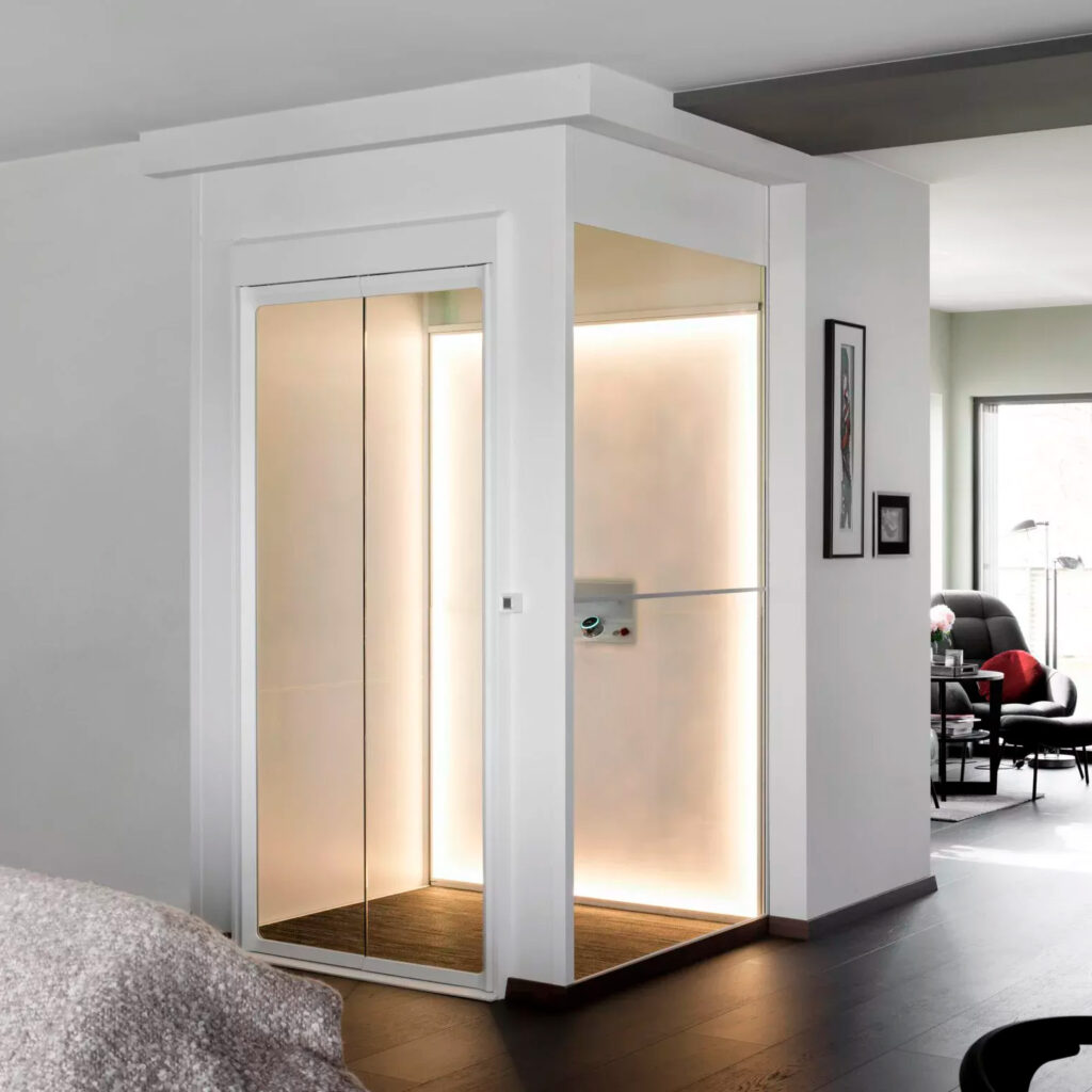 Aritco HomeLift - Elevador vertical: Diseño excepcional y lujo personalizado en un ascensor que fusiona arte y funcionalidad.