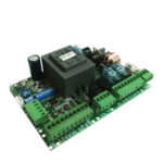 El BR 230 es un automatismo de batente 230VDC que ofrece automatización avanzada para puertas. Con opciones automáticas y semi-automáticas